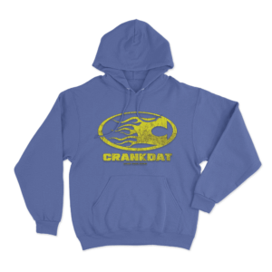 CRANKDAT Flames Hoodie Blue