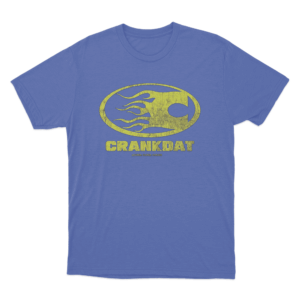 CRANKDAT Flames T Shirt Blue