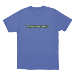 CRANKDAT Font Logo T Shirt Blue